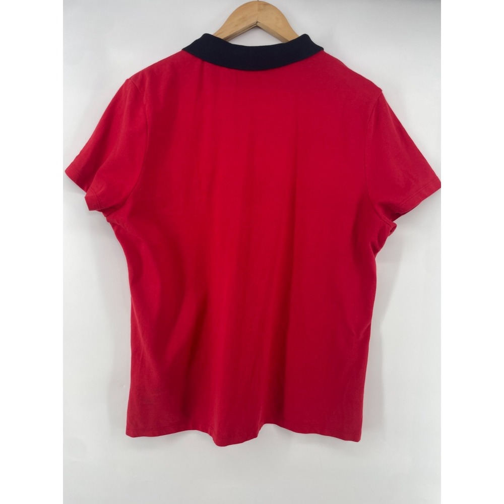 Tommy Hilfiger Polo Shirt Women XXL Zip Collar Colorblock Preppy Retro Golf Lot - Picture 9 of 15